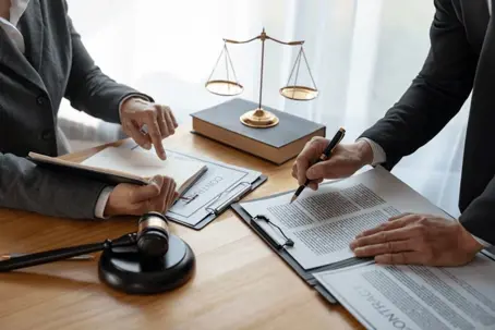 Going over Business Contracts