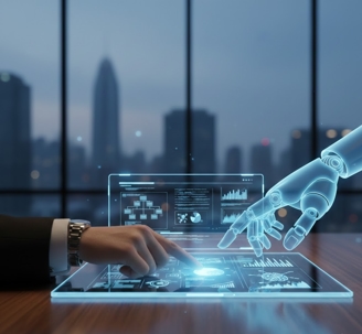 Human Hand and AI Hand