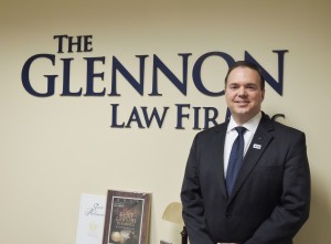 Peter Glennon in his Linden Oaks office.